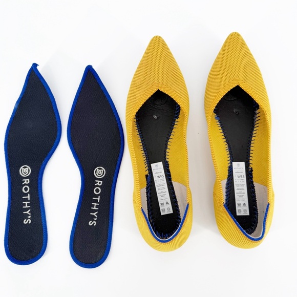 Rothy's Marigold Pointed Toe Flats - Picture 5 of 9